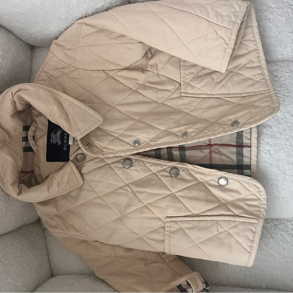 Burberry Quilted Tan Jacket
